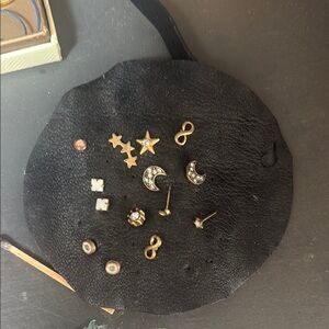 Free People Gold and Silver Stud Earring Set